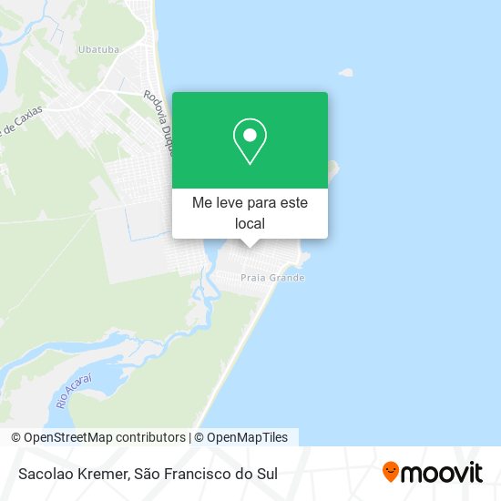 Sacolao Kremer mapa