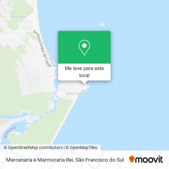 Marcenaria e Marmoraria Rei mapa