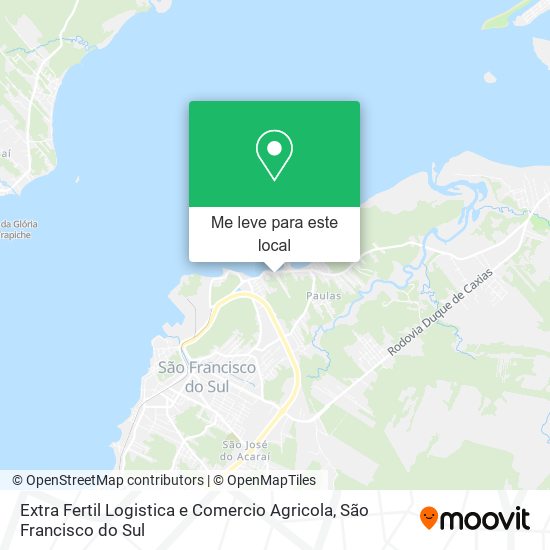 Extra Fertil Logistica e Comercio Agricola mapa