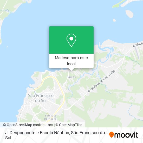 Jl Despachante e Escola Náutica mapa