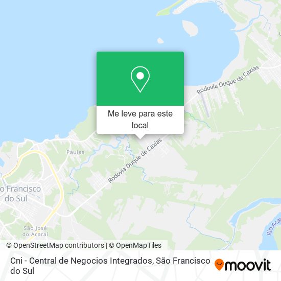 Cni - Central de Negocios Integrados mapa