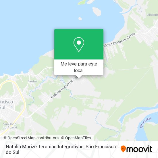 Natália Marize Terapias Integrativas mapa