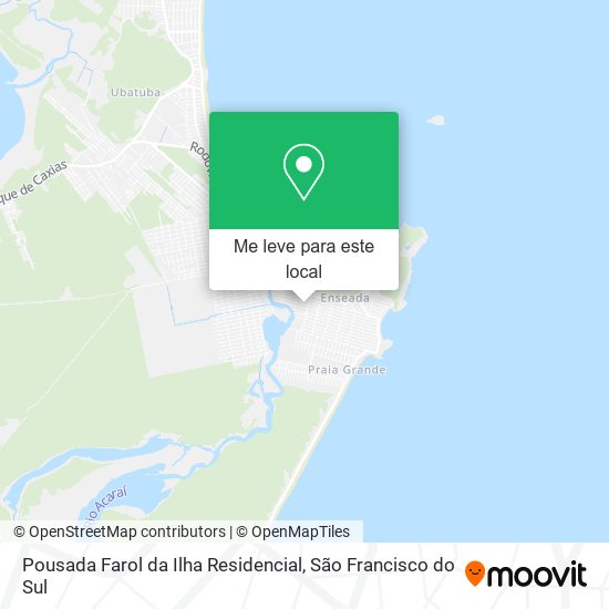 Pousada Farol da Ilha Residencial mapa