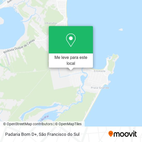 Padaria Bom D+ mapa