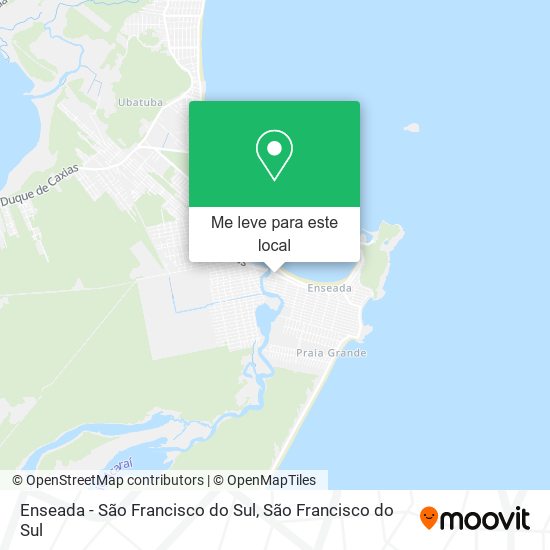 Enseada - São Francisco do Sul mapa