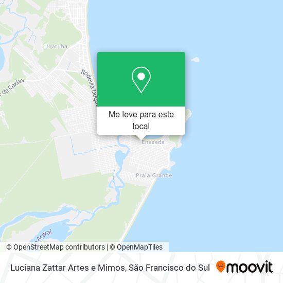 Luciana Zattar Artes e Mimos mapa
