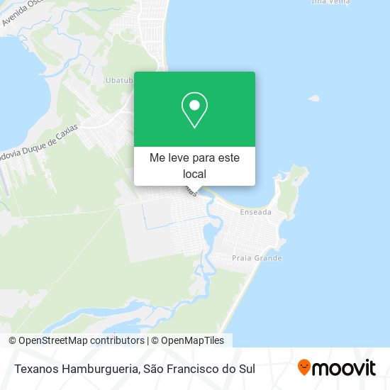 Texanos Hamburgueria mapa