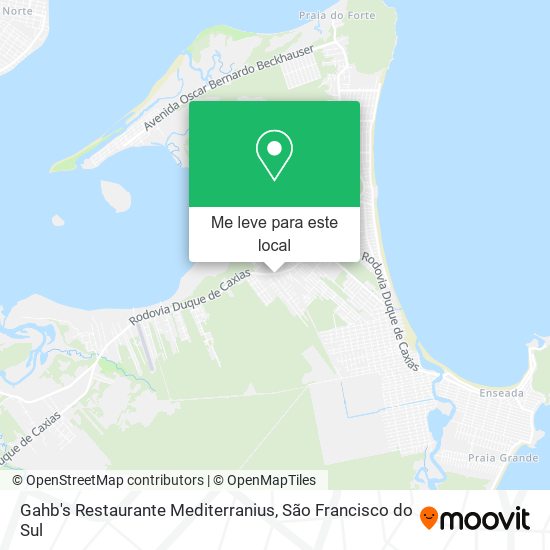 Gahb's Restaurante Mediterranius mapa