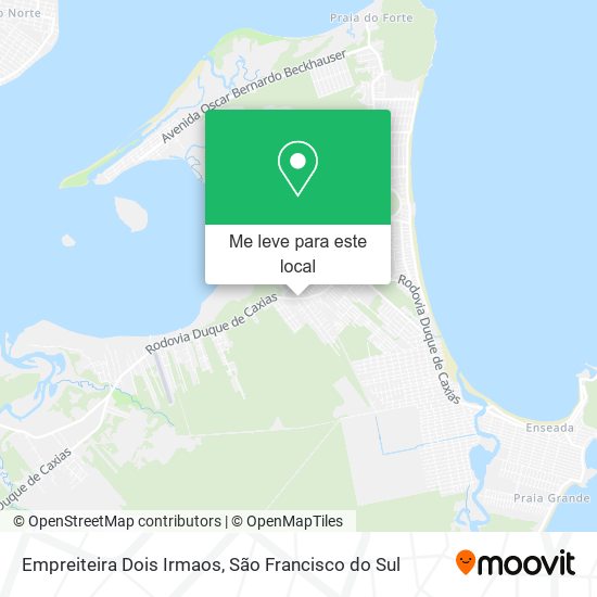 Empreiteira Dois Irmaos mapa