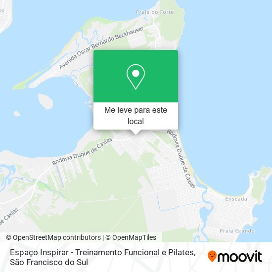 Espaço Inspirar - Treinamento Funcional e Pilates mapa