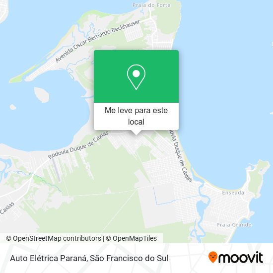 Auto Elétrica Paraná mapa