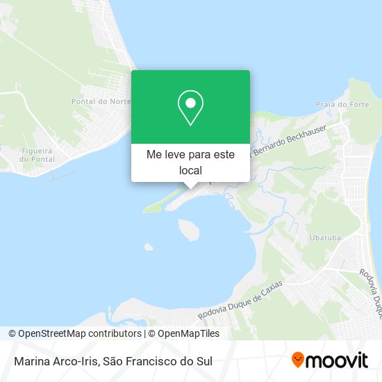 Marina Arco-Iris mapa
