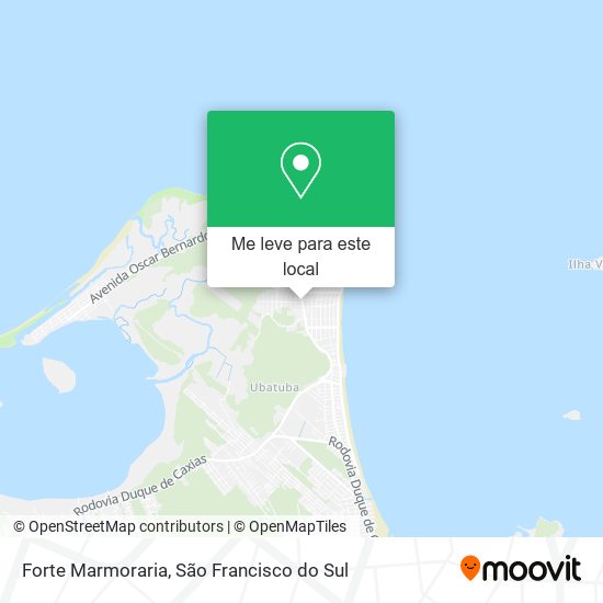 Forte Marmoraria mapa
