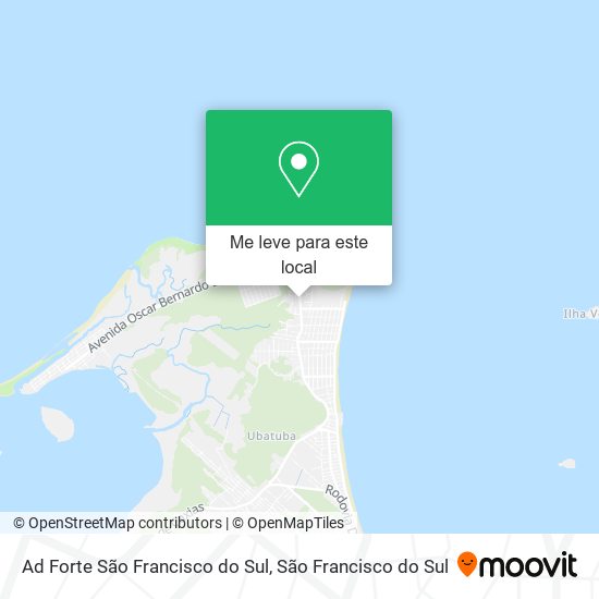 Ad Forte São Francisco do Sul mapa