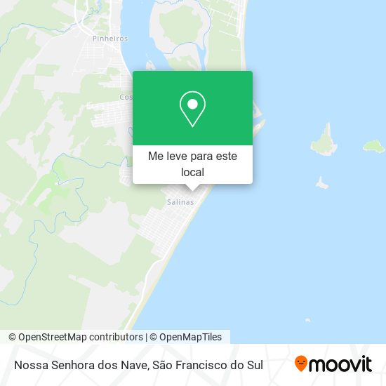 Nossa Senhora dos Nave mapa