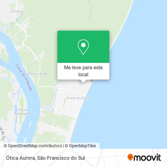 Ótica Aurora mapa