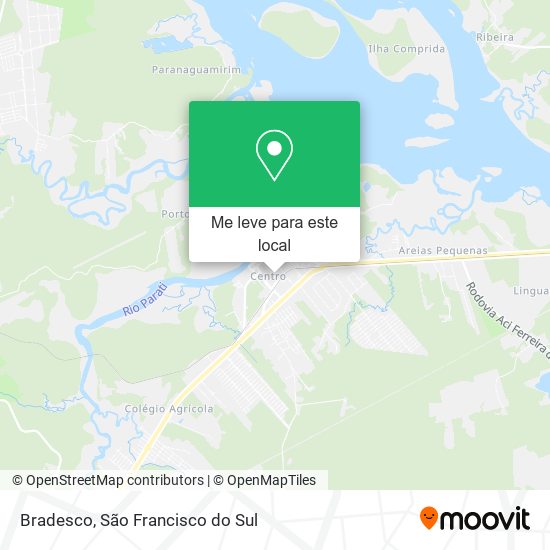 Bradesco mapa