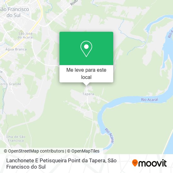 Lanchonete E Petisqueira Point da Tapera mapa