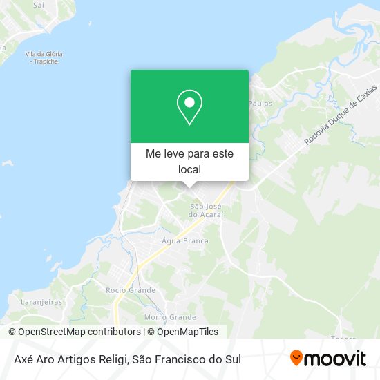Axé Aro Artigos Religi mapa