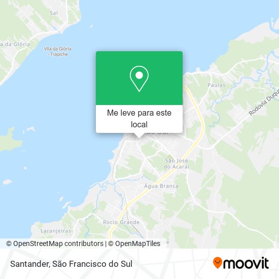 Santander mapa