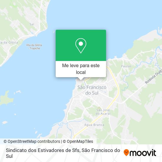 Sindicato dos Estivadores de Sfs mapa