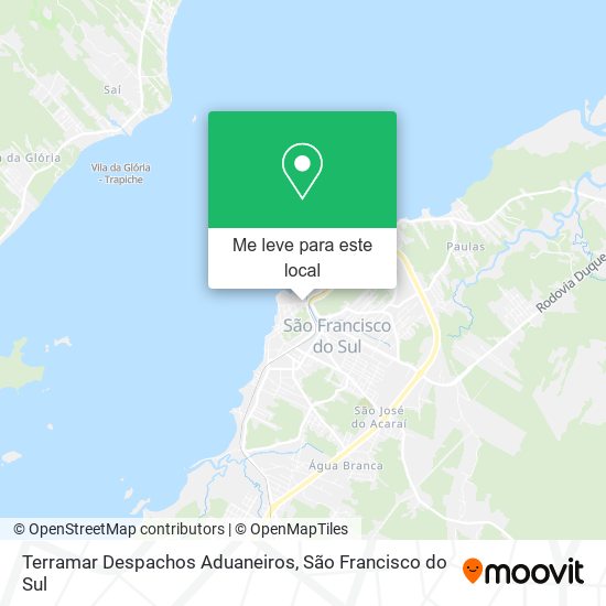 Terramar Despachos Aduaneiros mapa