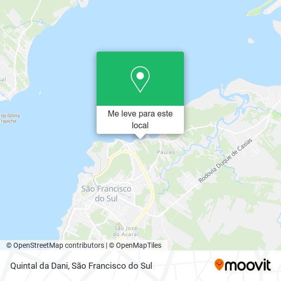 Quintal da Dani mapa