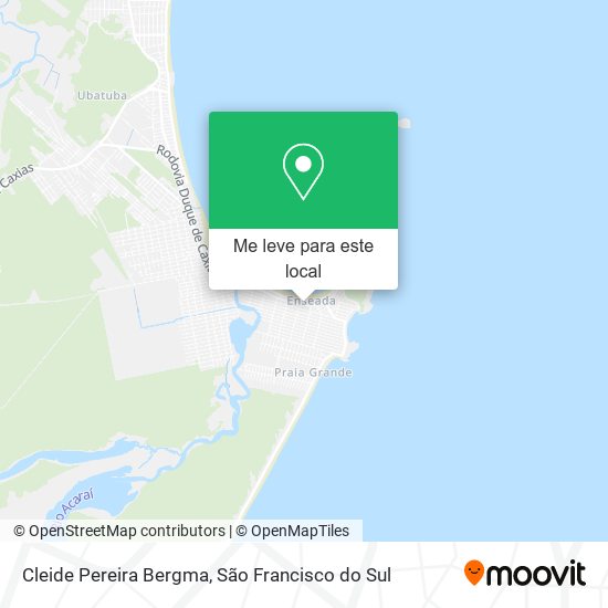 Cleide Pereira Bergma mapa