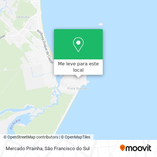 Mercado Prainha mapa