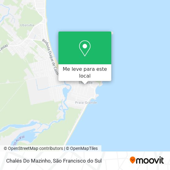 Chalés Do Mazinho mapa