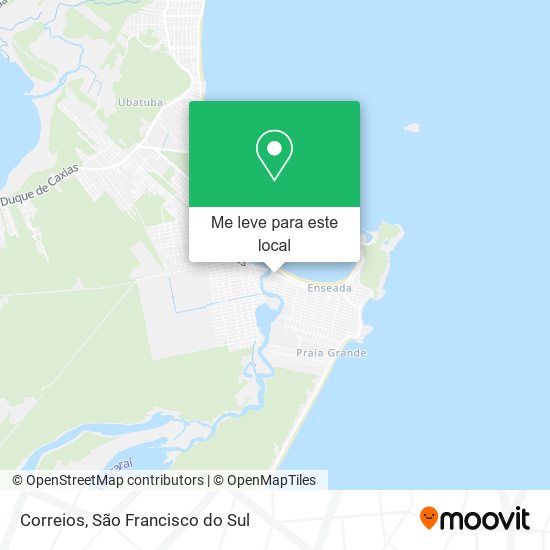 Correios mapa