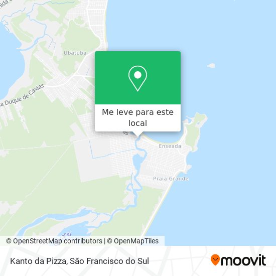 Kanto da Pizza mapa