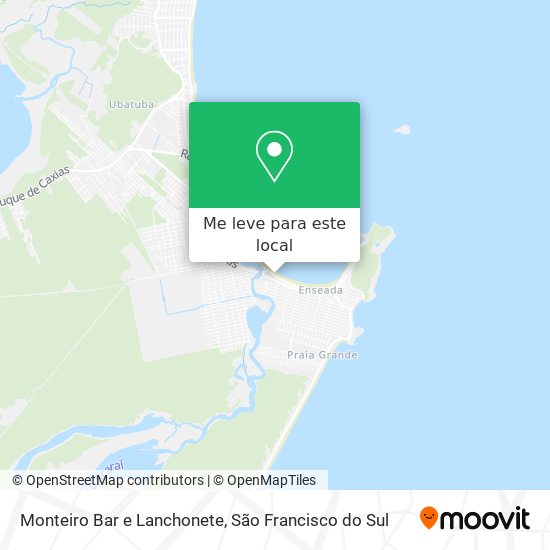 Monteiro Bar e Lanchonete mapa