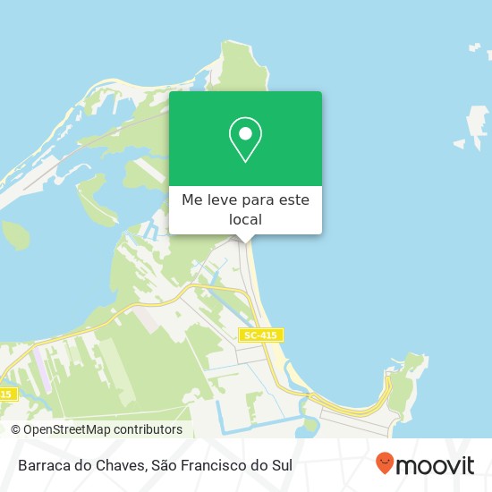 Barraca do Chaves mapa