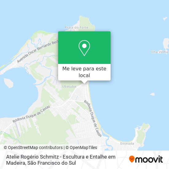 Atelie Rogério Schmitz - Escultura e Entalhe em Madeira mapa