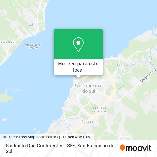 Sindicato Dos Conferentes - SFS mapa