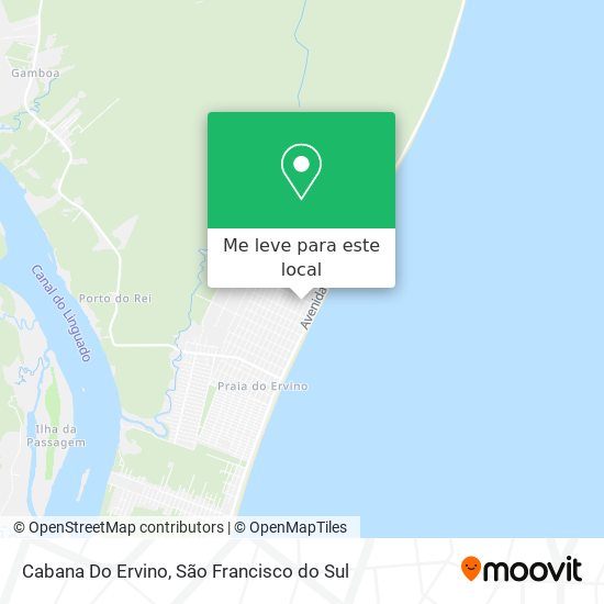 Cabana Do Ervino mapa