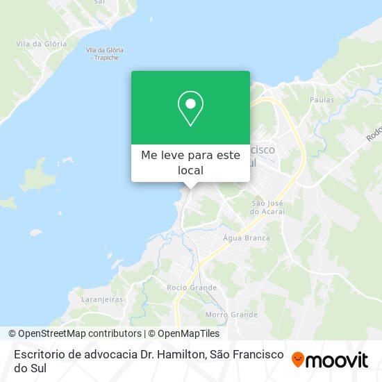 Escritorio de advocacia Dr. Hamilton mapa