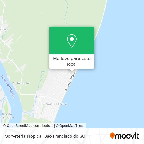 Sorveteria Tropical mapa