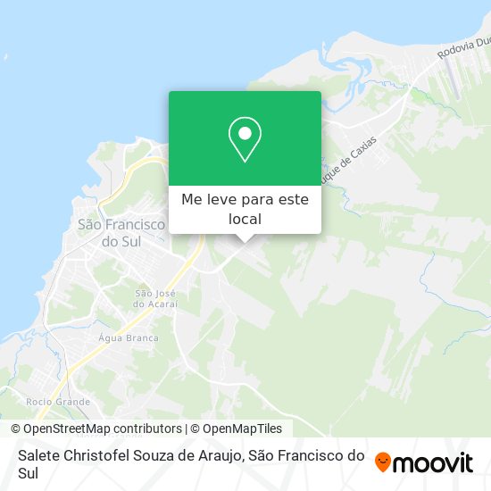 Salete Christofel Souza de Araujo mapa