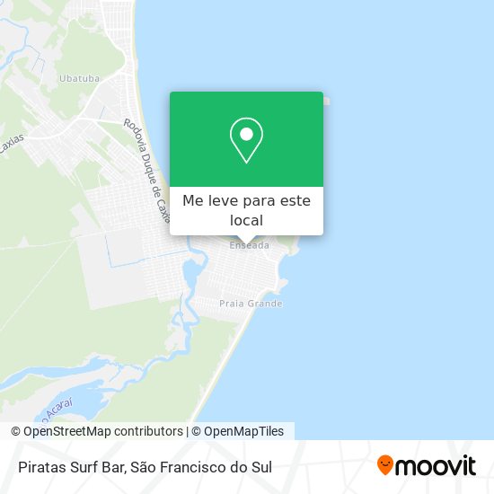 Piratas Surf Bar mapa