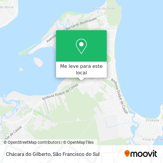 Chácara do Gilberto mapa