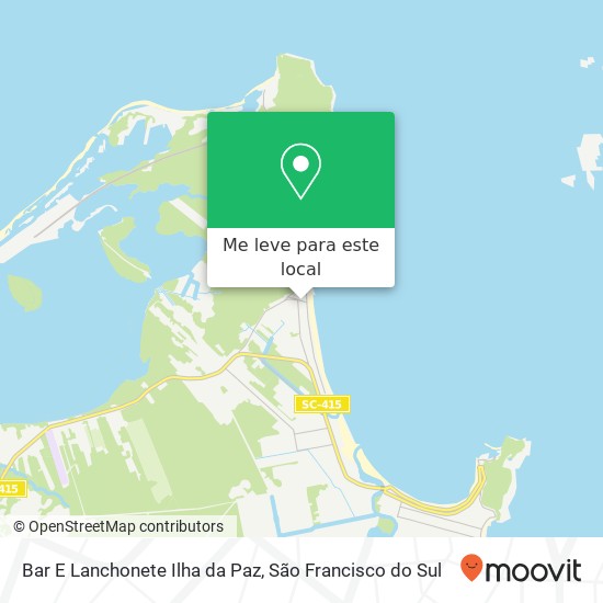 Bar E Lanchonete Ilha da Paz, Rua Gustavo Vogelsanger, 73 Do Ubatuba São Francisco do Sul-SC 89240-000 mapa