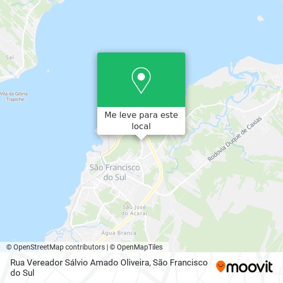 Rua Vereador Sálvio Amado Oliveira mapa