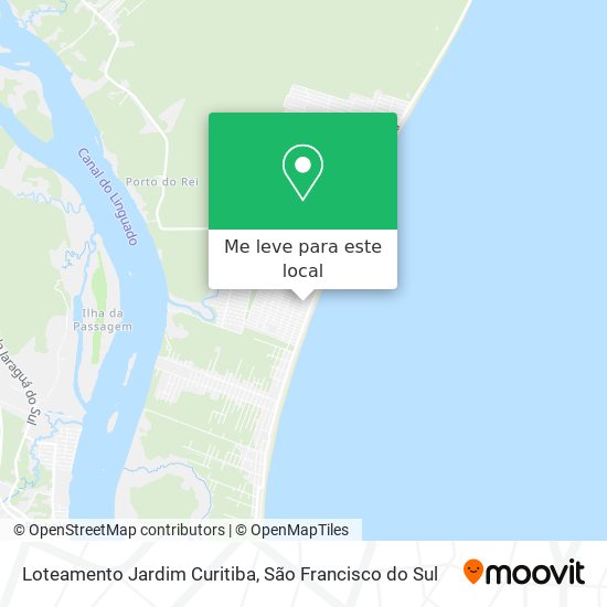 Loteamento Jardim Curitiba mapa