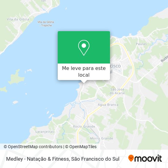 Medley - Natação & Fitness mapa