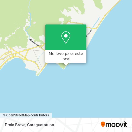 Praia Brava mapa