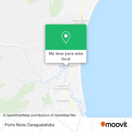 Porto Novo mapa