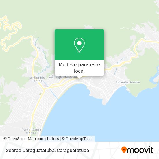 Sebrae Caraguatatuba mapa