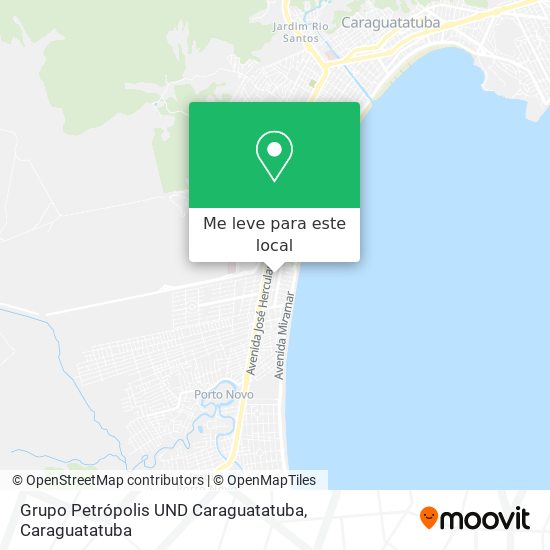 Grupo Petrópolis UND Caraguatatuba mapa